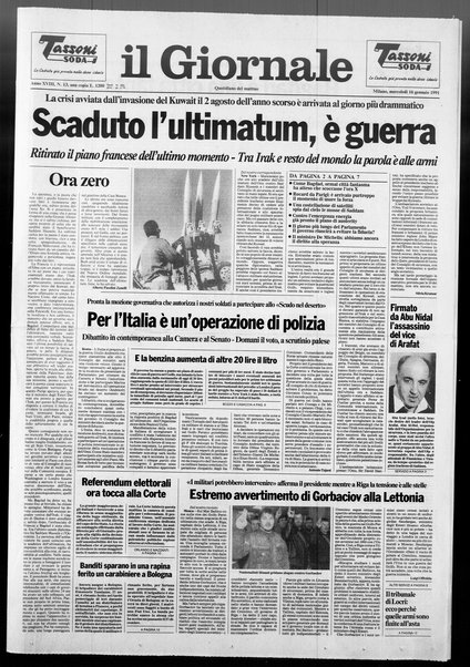 Il giornale : quotidiano del mattino